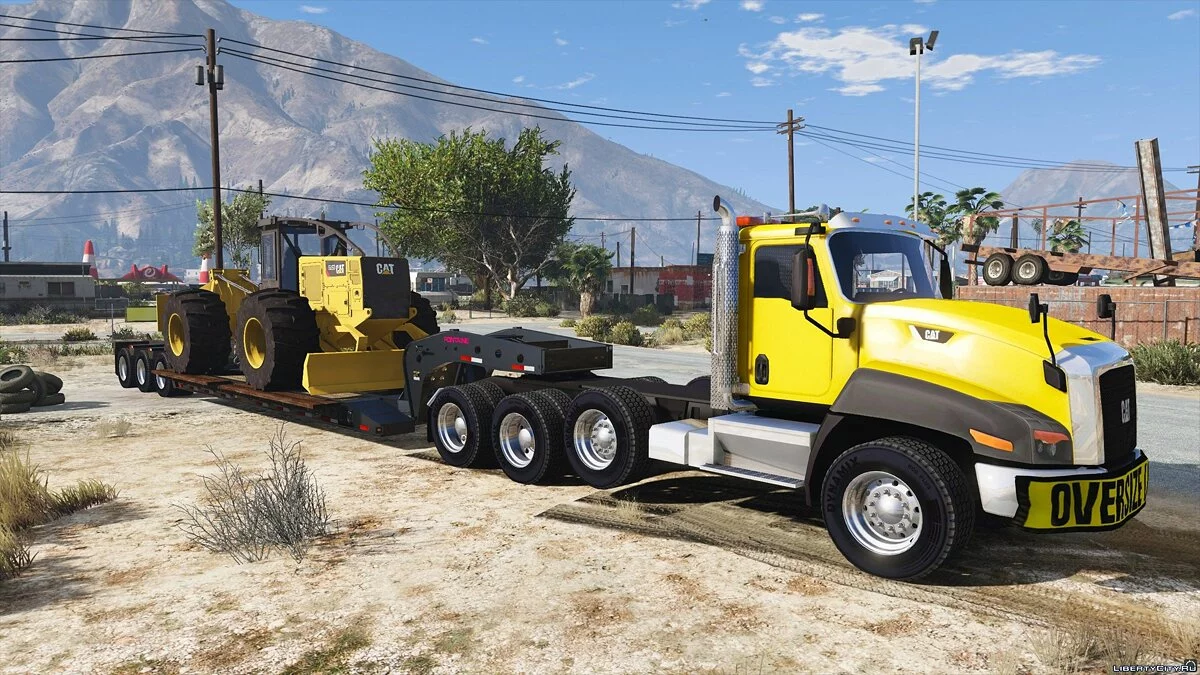 Caterpillar 555d Wheeled Logging Tractor 2018 / GTA 5