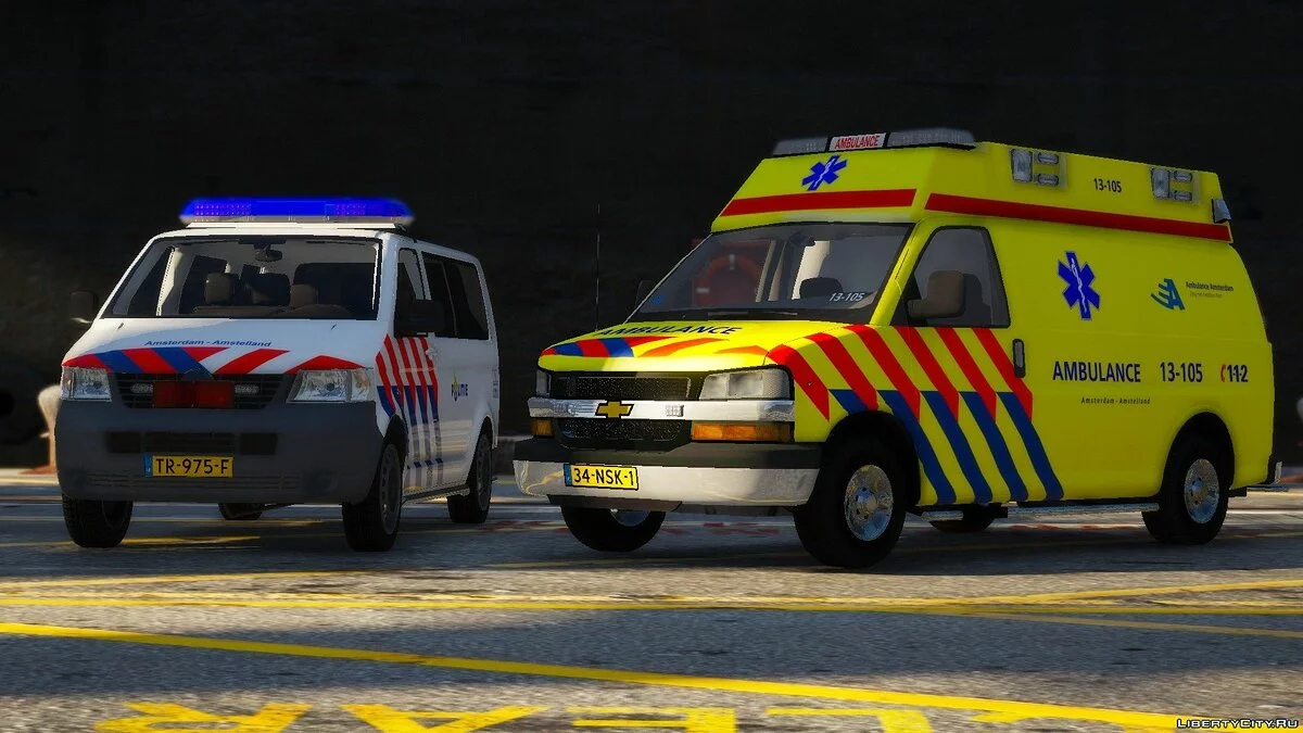 Chevrolet Express - Dutch Ambulance / GTA 5