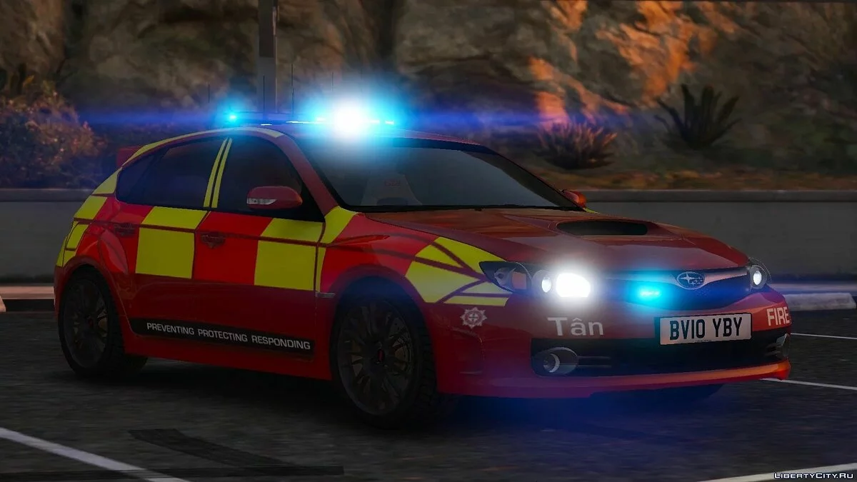 2009 Subaru Impreza WRX - Vehículo de bomberos / GTA 5