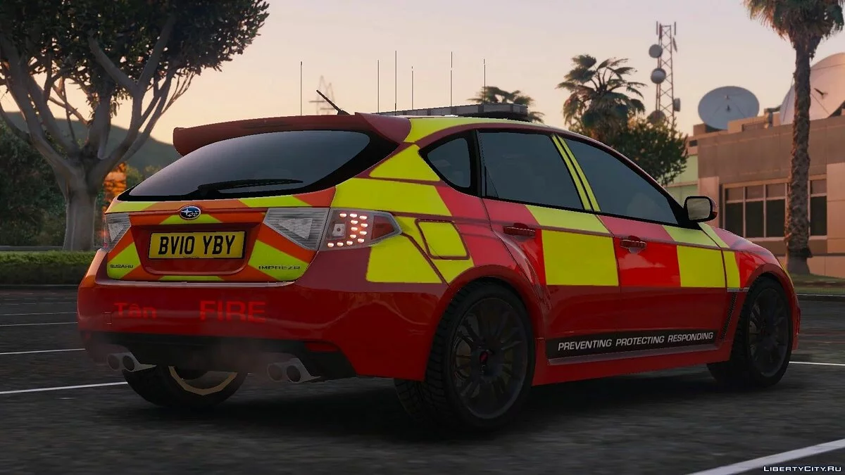 2009 Subaru Impreza WRX - Vehículo de bomberos / GTA 5