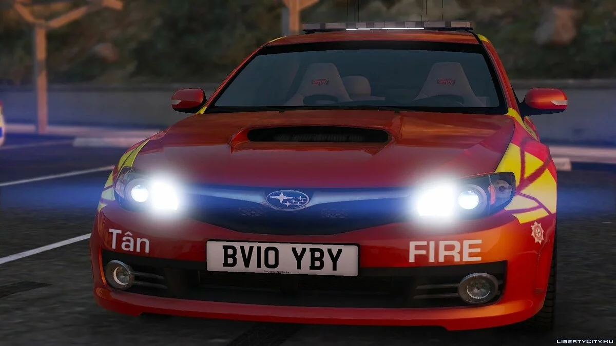 2009 Subaru Impreza WRX - Vehículo de bomberos / GTA 5