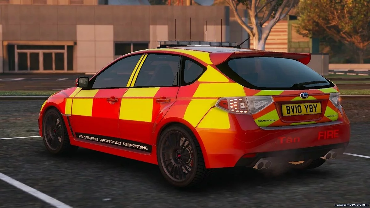 2009 Subaru Impreza WRX - Vehículo de bomberos / GTA 5
