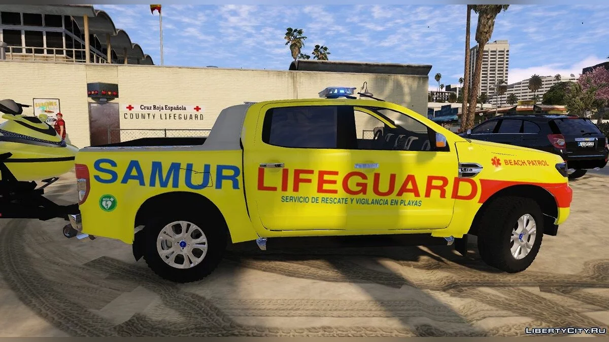 2015 Ford Ranger Samur Canarias Lifeguard Rescue [ELS-Replace] 1.0 / GTA 5