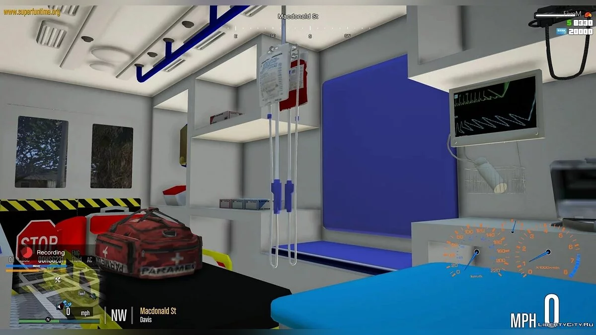 Ambulancia del departamento de bomberos de Nueva York / GTA 5