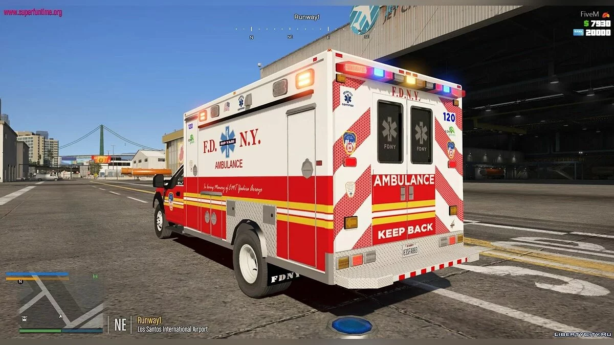 Ambulancia del departamento de bomberos de Nueva York / GTA 5