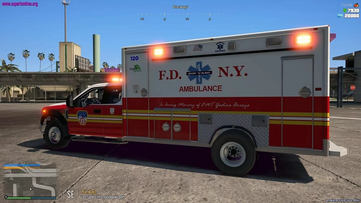 Ambulancia del departamento de bomberos de Nueva York / GTA 5