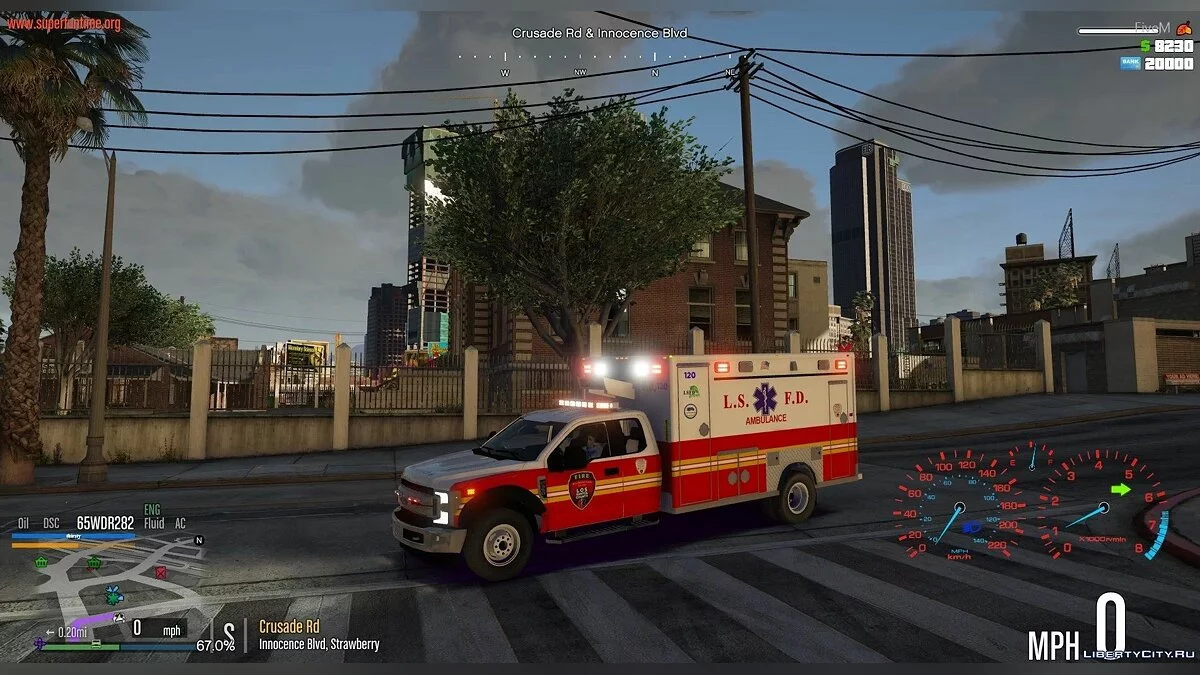 Ambulancia del departamento de bomberos de Nueva York / GTA 5