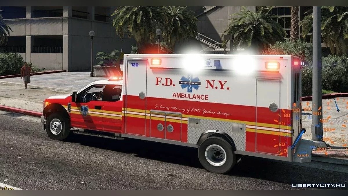 Ambulancia del departamento de bomberos de Nueva York / GTA 5