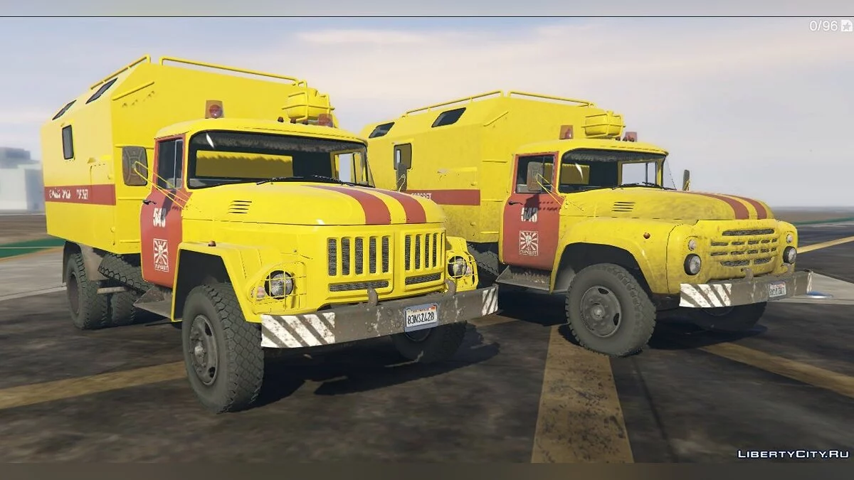 ZIL 130-131 Serviço de Emergência Gorсвет / GTA 5