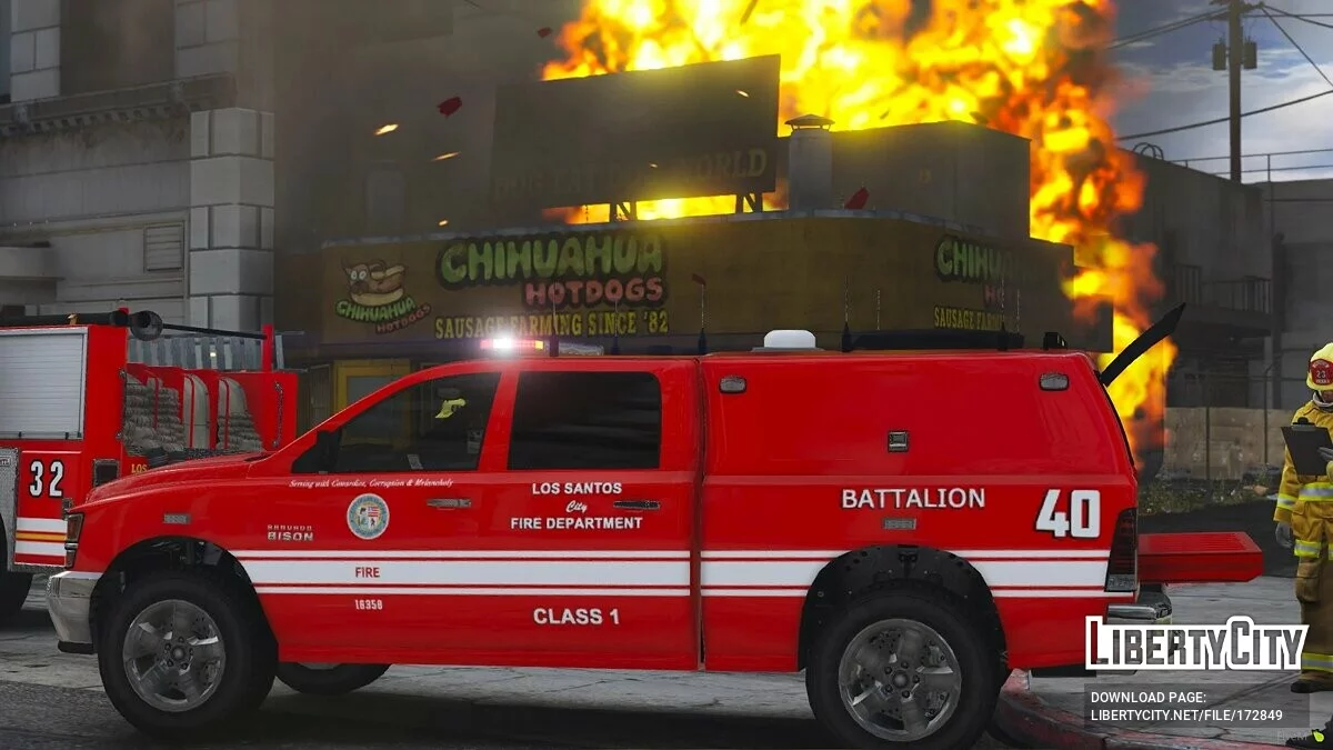 LSFD Command vehicle [Add-On | Template] 1.1 / GTA 5