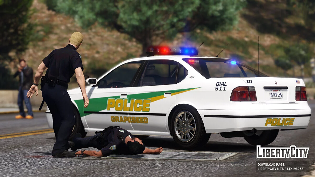 Departamento de Policía de Grapeseed [Vehículos | EUP | Amigable con la tradición | Complemento] 1.0.0 / GTA 5