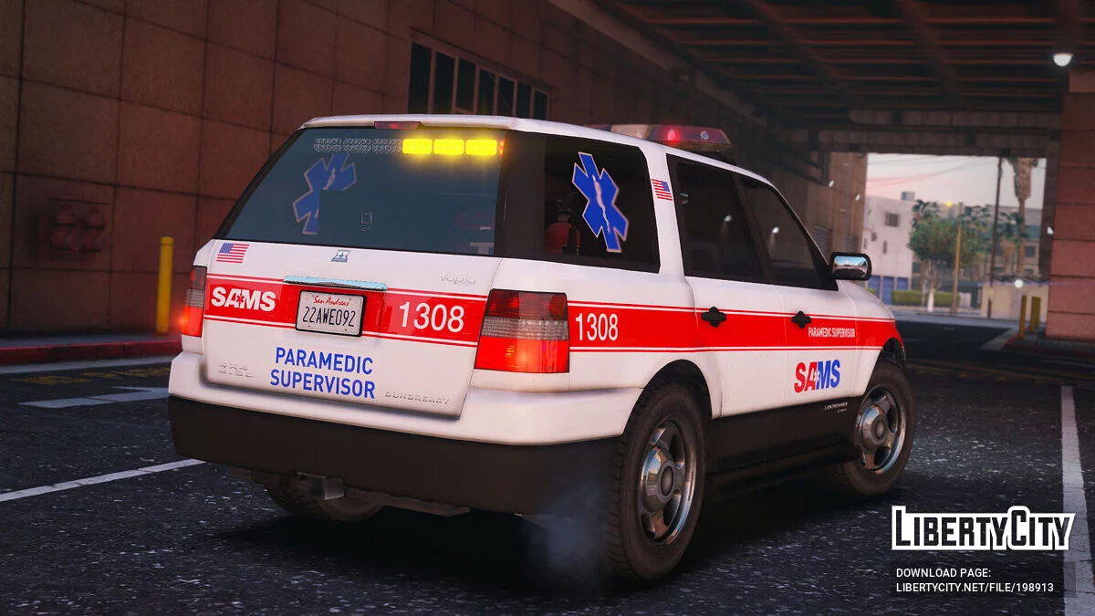 SAMS Speedo Express Ambulance Minipack [ Vehicles | EUP | Lore-Friendly | Add-On ] 1.0.1 / GTA 5