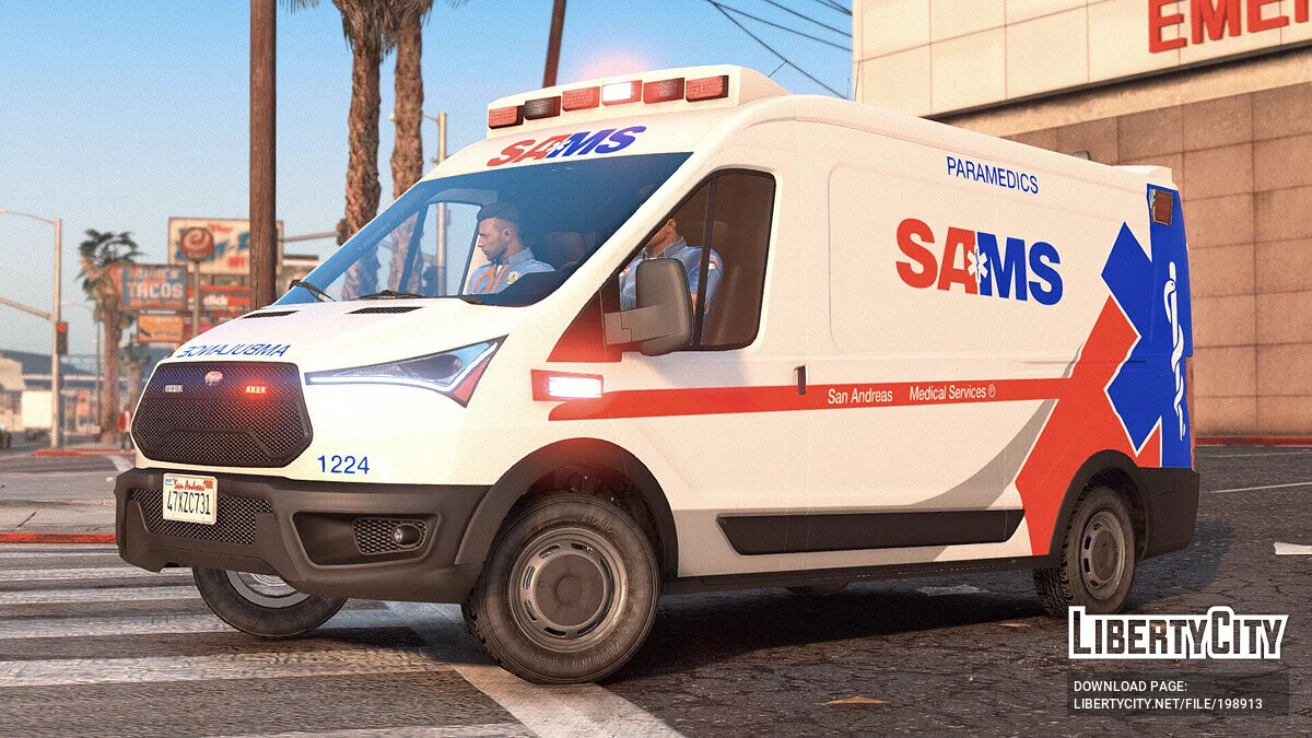SAMS Speedo Express Ambulance Minipack [ Vehicles | EUP | Lore-Friendly | Add-On ] 1.0.1 / GTA 5