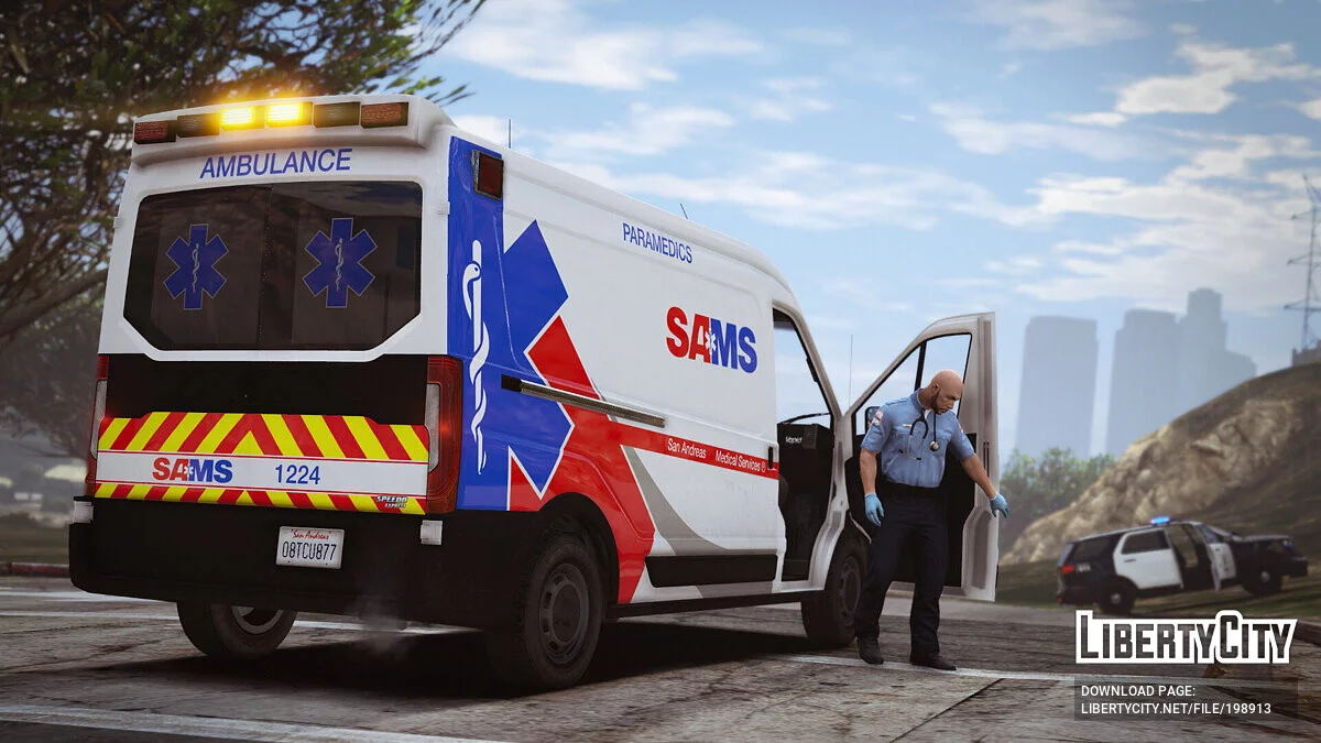 SAMS Speedo Express Ambulance Minipack [ Vehicles | EUP | Lore-Friendly | Add-On ] 1.0.1 / GTA 5