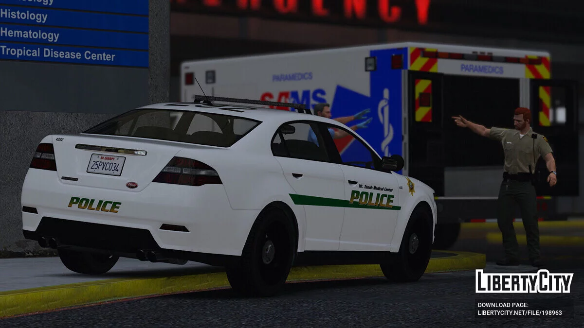 San Andreas Hospital Police Pack [EUP | Véhicules | Lore-Friendly] 1.0.0 / GTA 5