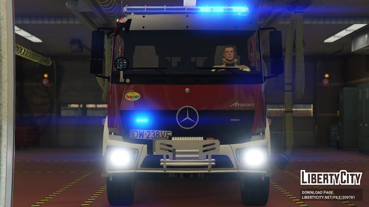 Mercedes Atego GBA 1530 v1.0 / GTA 5
