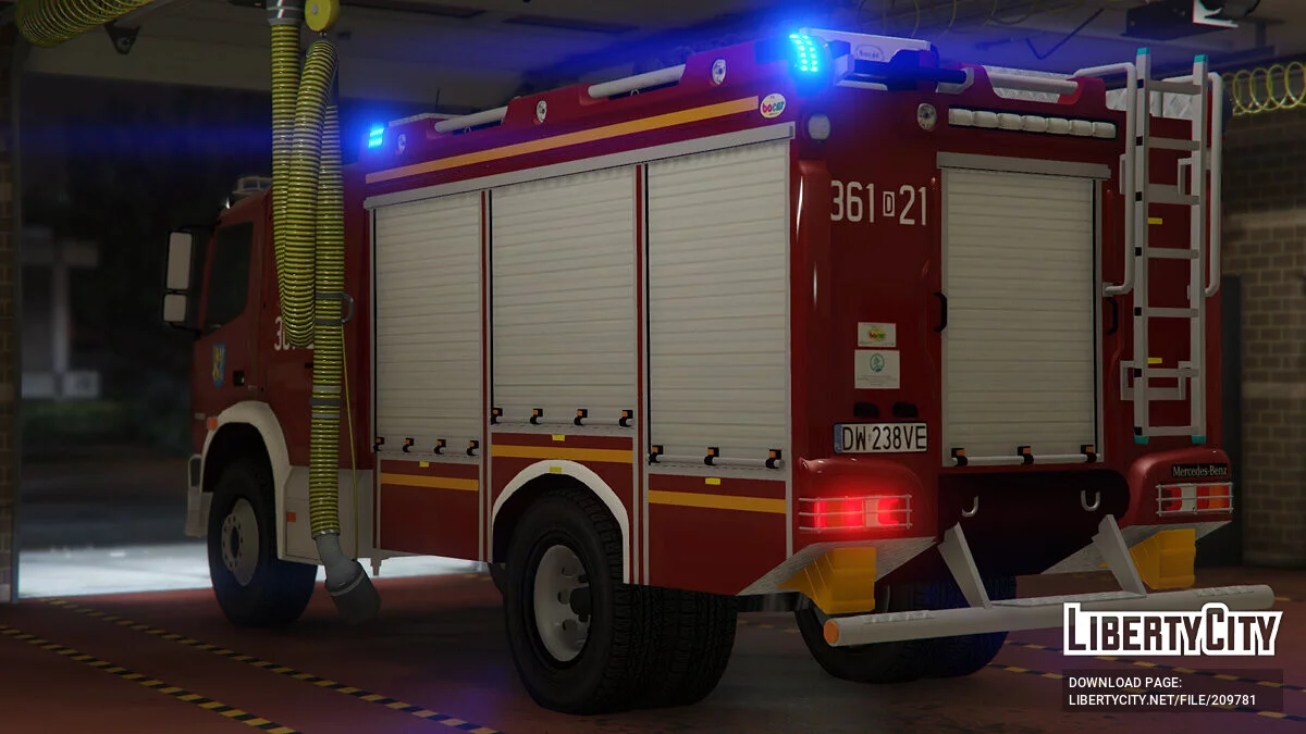 Mercedes Atego GBA 1530 v1.0 / GTA 5