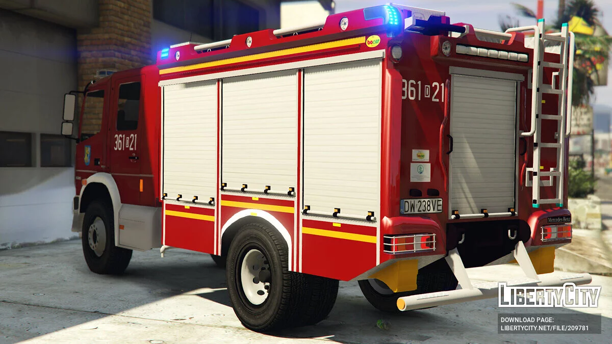 Mercedes Atego GBA 1530 v1.0 / GTA 5