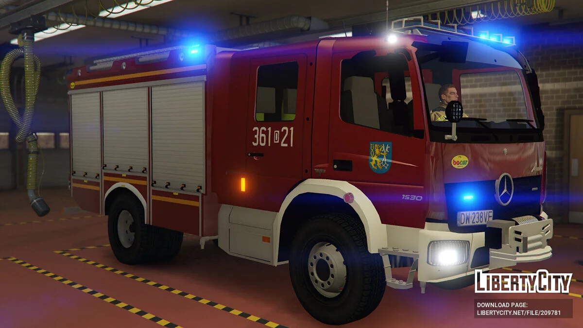 Mercedes Atego GBA 1530 v1.0 / GTA 5