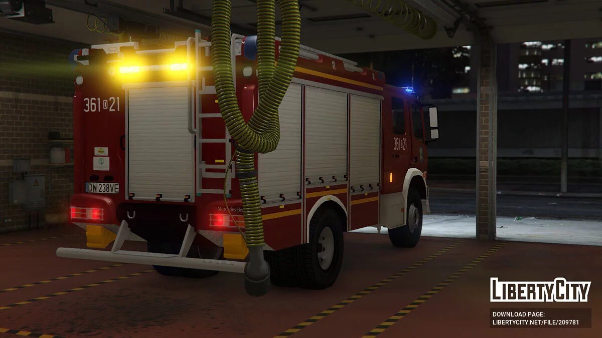 Mercedes Atego GBA 1530 v1.0 / GTA 5