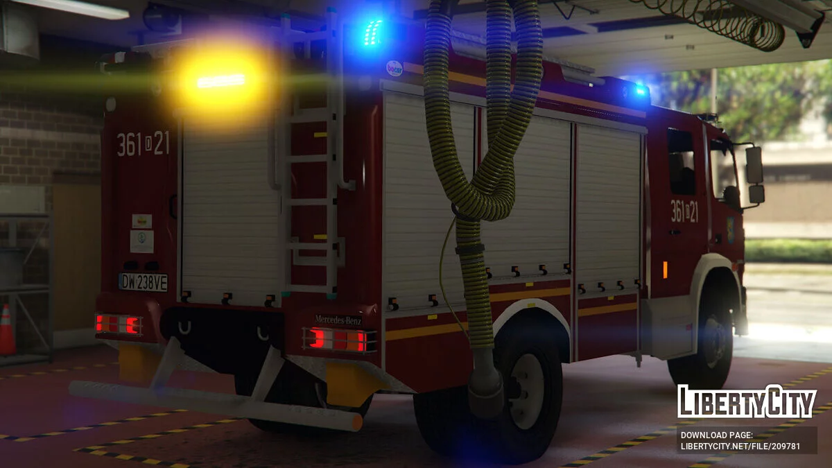 Mercedes Atego GBA 1530 v1.0 / GTA 5