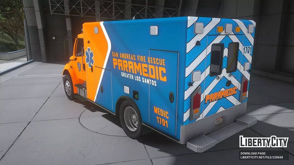 Швидка допомога Freightliner M2 106 SC / GTA 5