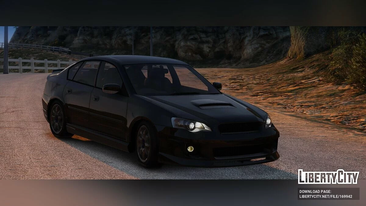 Subaru Legacy B4 (BL5) 2005 [Complemento | LODs | Sonido | Modificación | Pinturas | Vehfuncs] 1.01 corrección / GTA 5