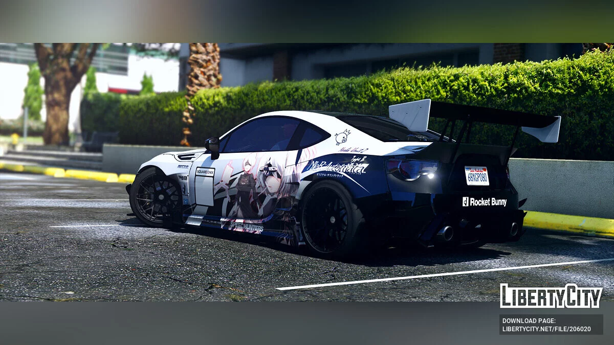 عيد الفصح روكت باني BRZ Nier أوتوماتا 2B / جي تي أي 5