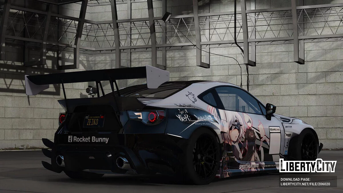 عيد الفصح روكت باني BRZ Nier أوتوماتا 2B / جي تي أي 5