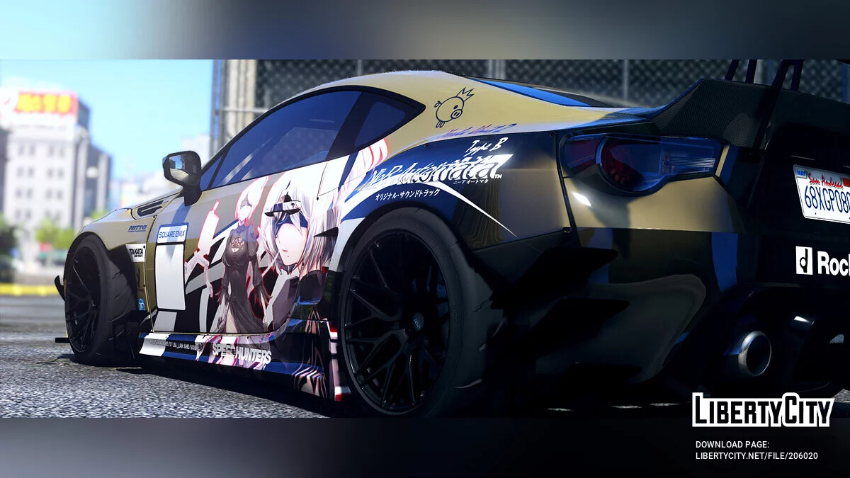 عيد الفصح روكت باني BRZ Nier أوتوماتا 2B / جي تي أي 5