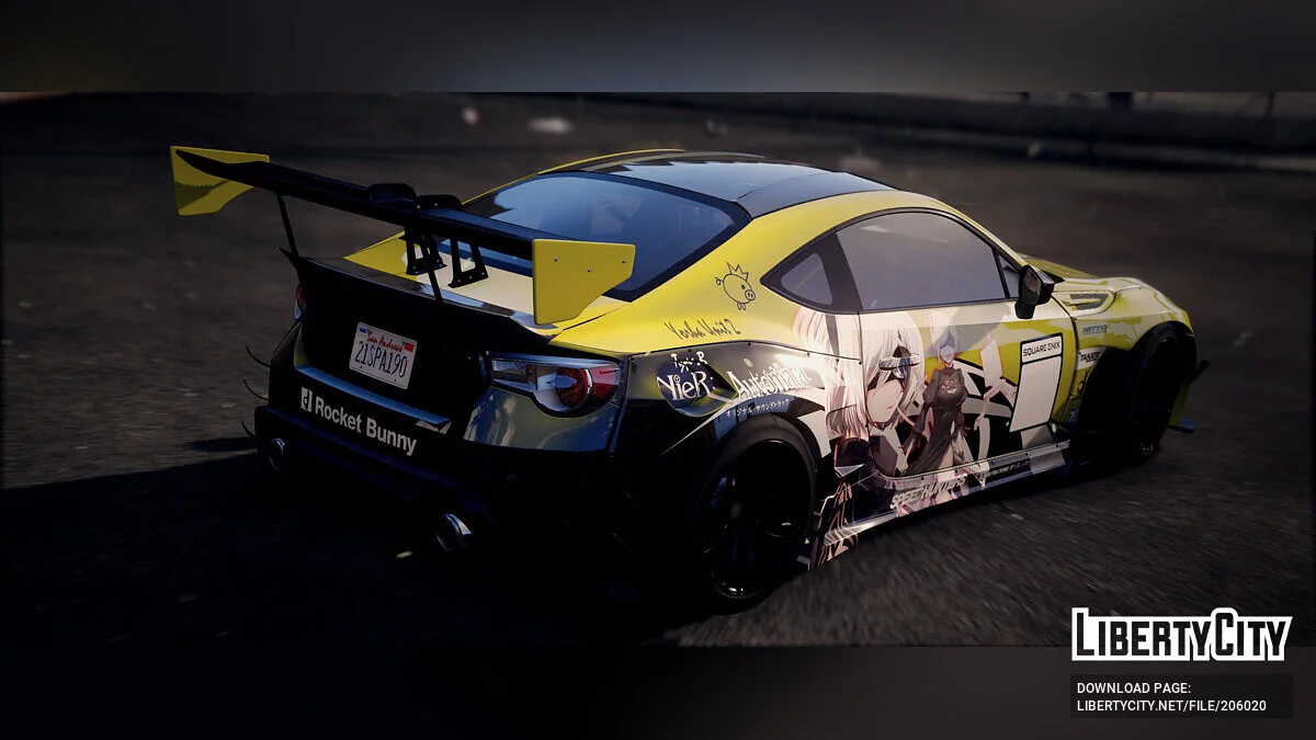عيد الفصح روكت باني BRZ Nier أوتوماتا 2B / جي تي أي 5