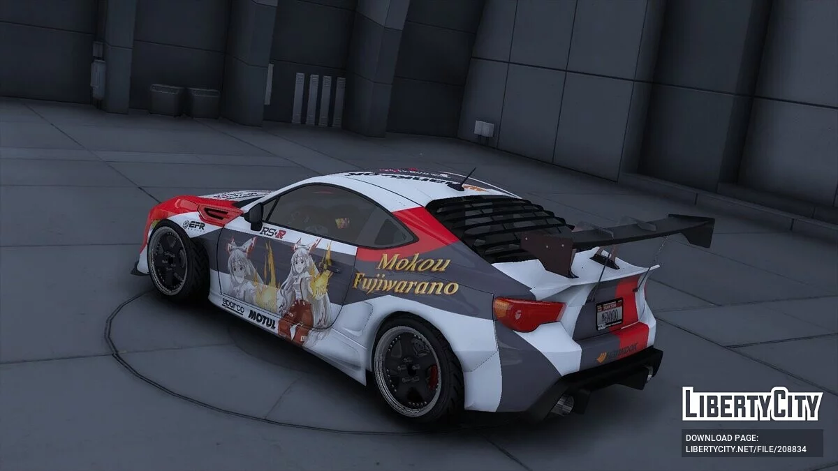 Subaru BRZ Rocket Bunny Itasha Fujiwara no Mokou / GTA 5