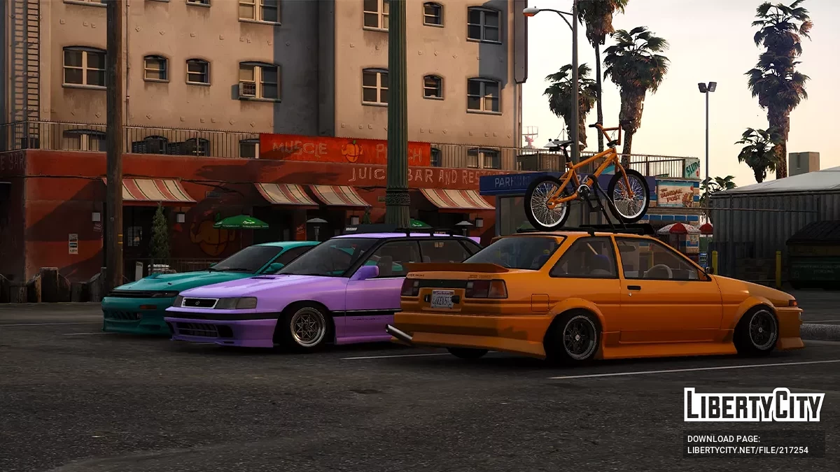 Subaru Legacy BC5 1990 v1.2 / GTA 5