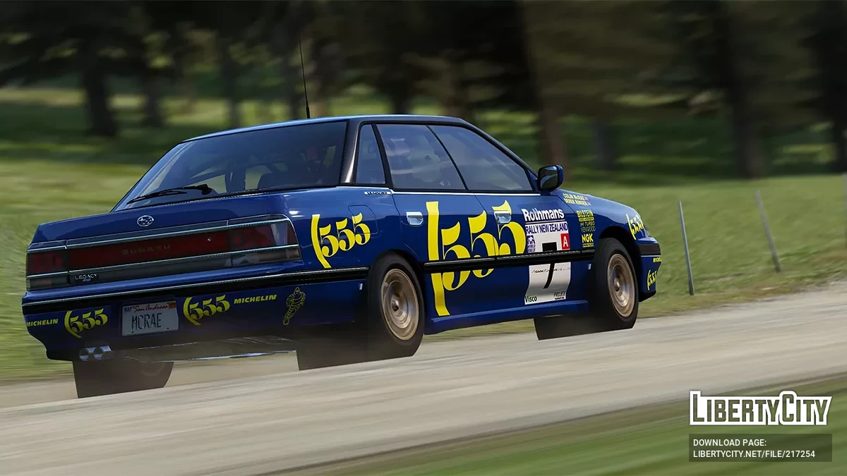 Subaru Legacy BC5 1990 v1.2 / GTA 5
