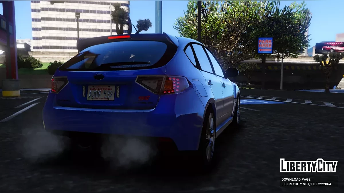 2008 Subaru Impreza WRX STI Unmarked v1.0 / GTA 5
