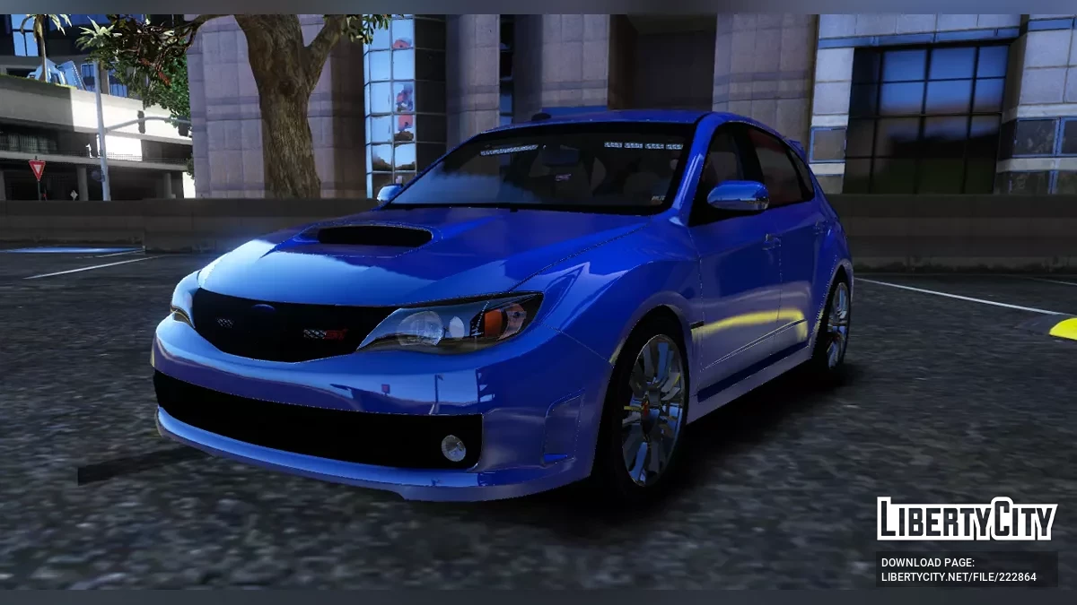 2008 Subaru Impreza WRX STI Unmarked v1.0 / GTA 5