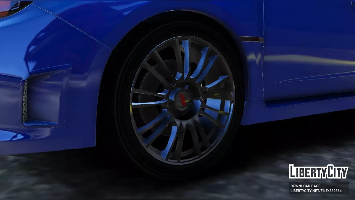2008 Subaru Impreza WRX STI Unmarked v1.0 / GTA 5