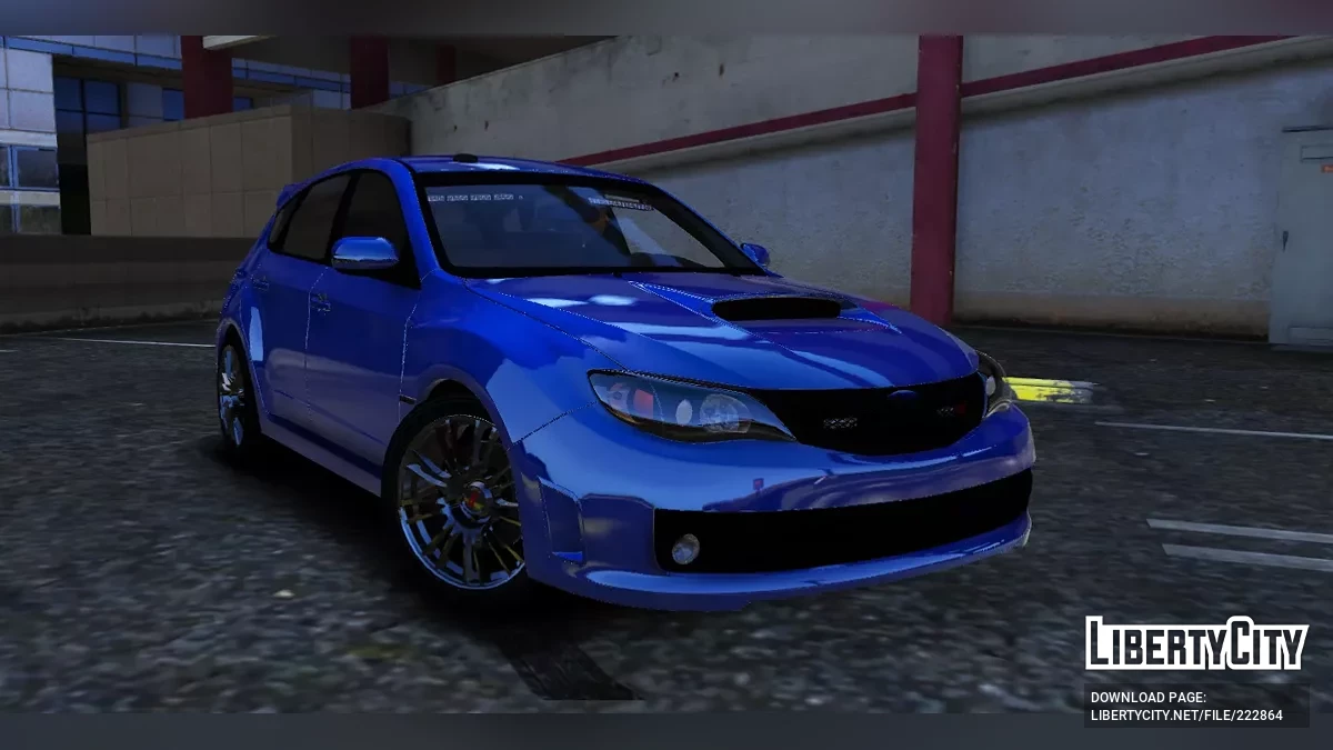 2008 Subaru Impreza WRX STI Unmarked v1.0 / GTA 5