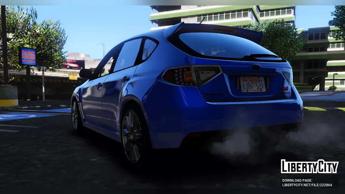 2008 Subaru Impreza WRX STI Unmarked v1.0 / GTA 5