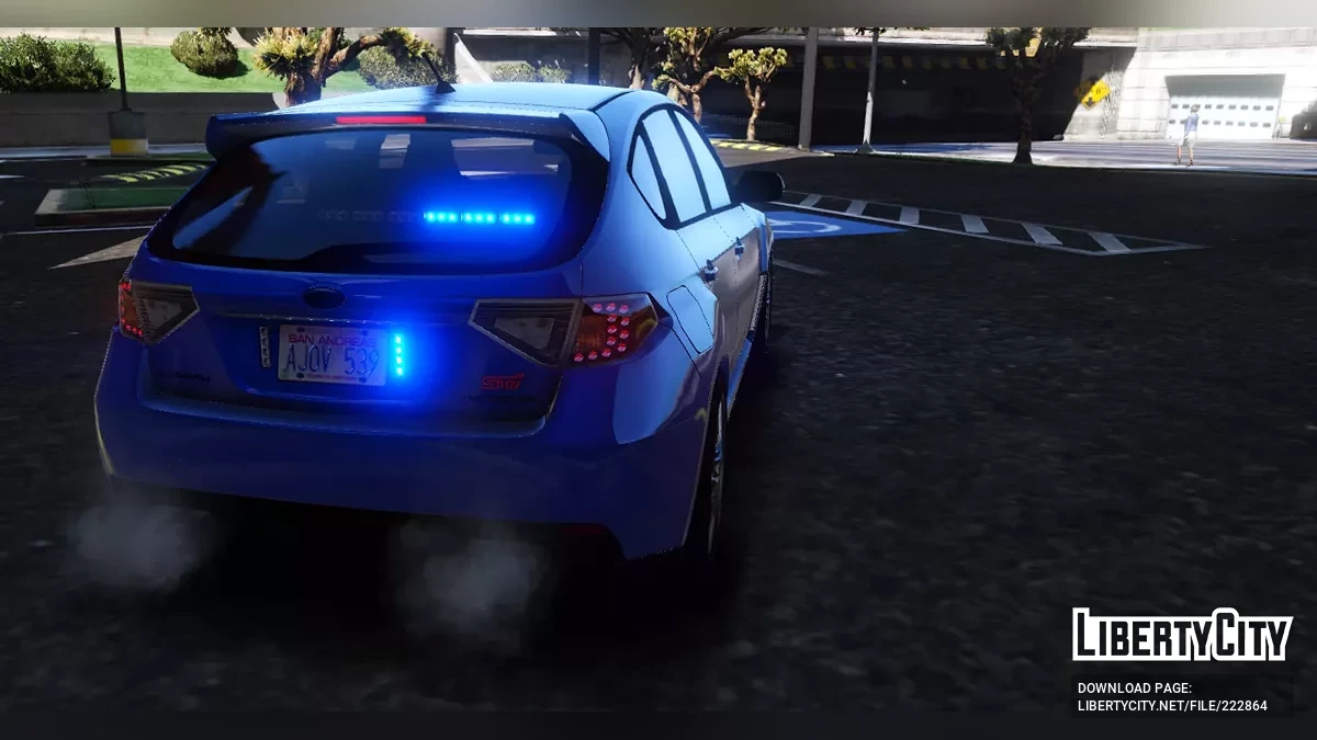 2008 Subaru Impreza WRX STI Unmarked v1.0 / GTA 5