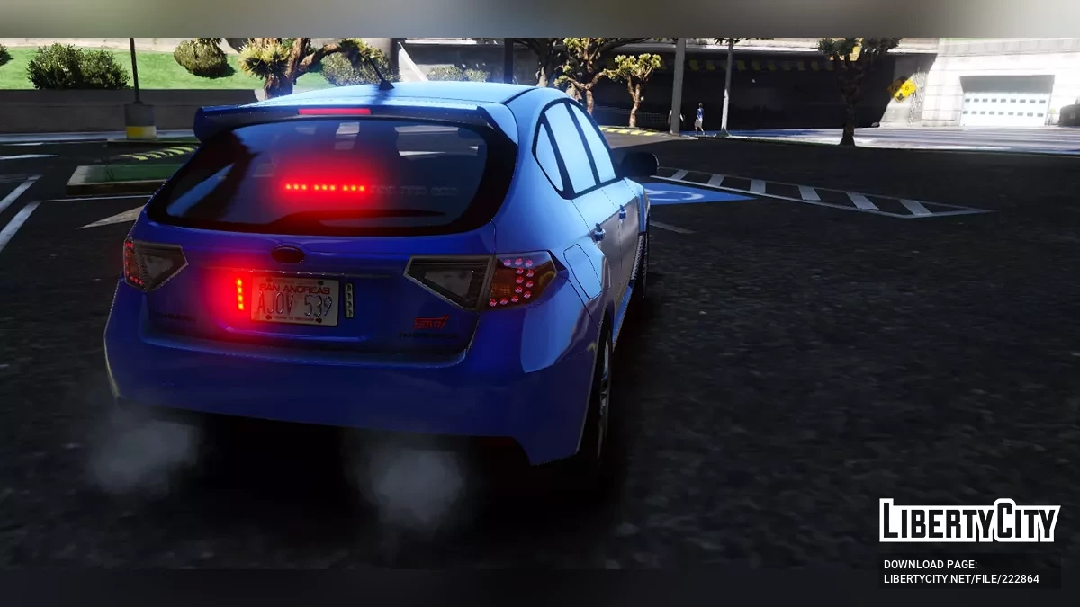 2008 Subaru Impreza WRX STI Unmarked v1.0 / GTA 5
