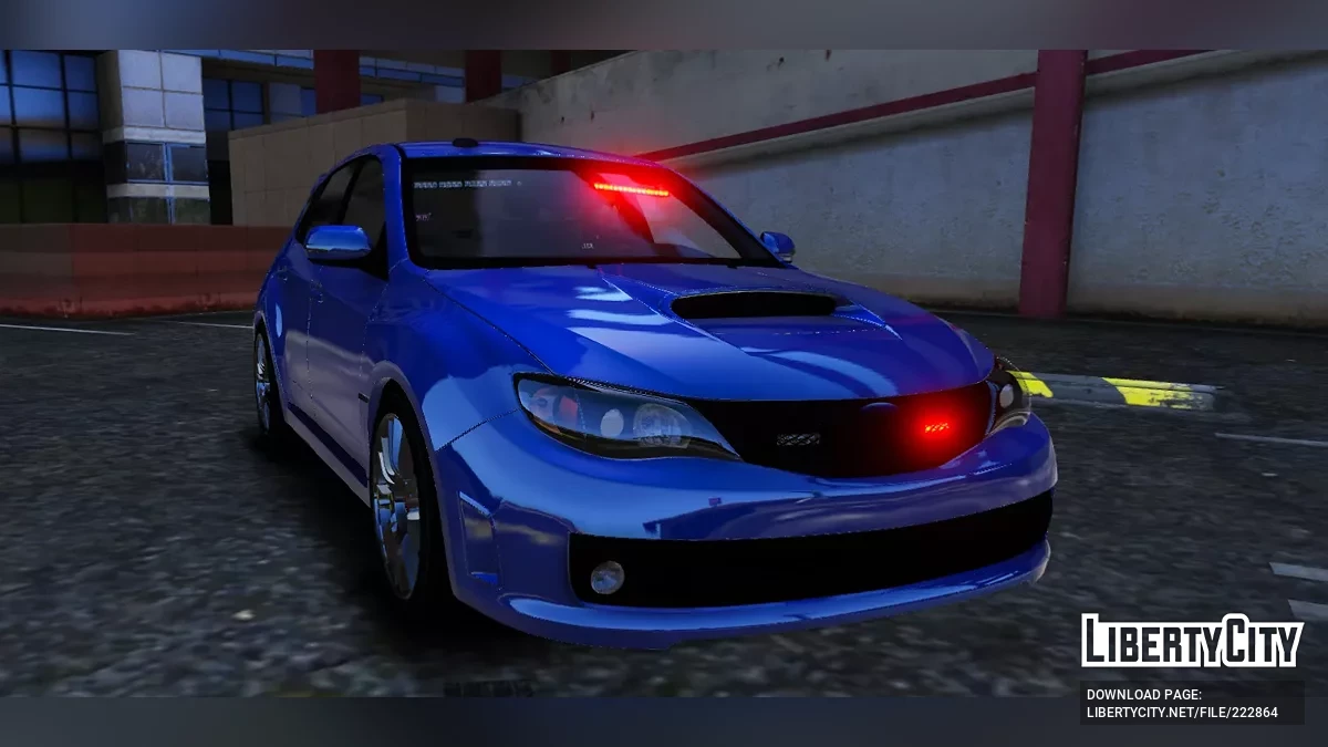 2008 Subaru Impreza WRX STI Unmarked v1.0 / GTA 5