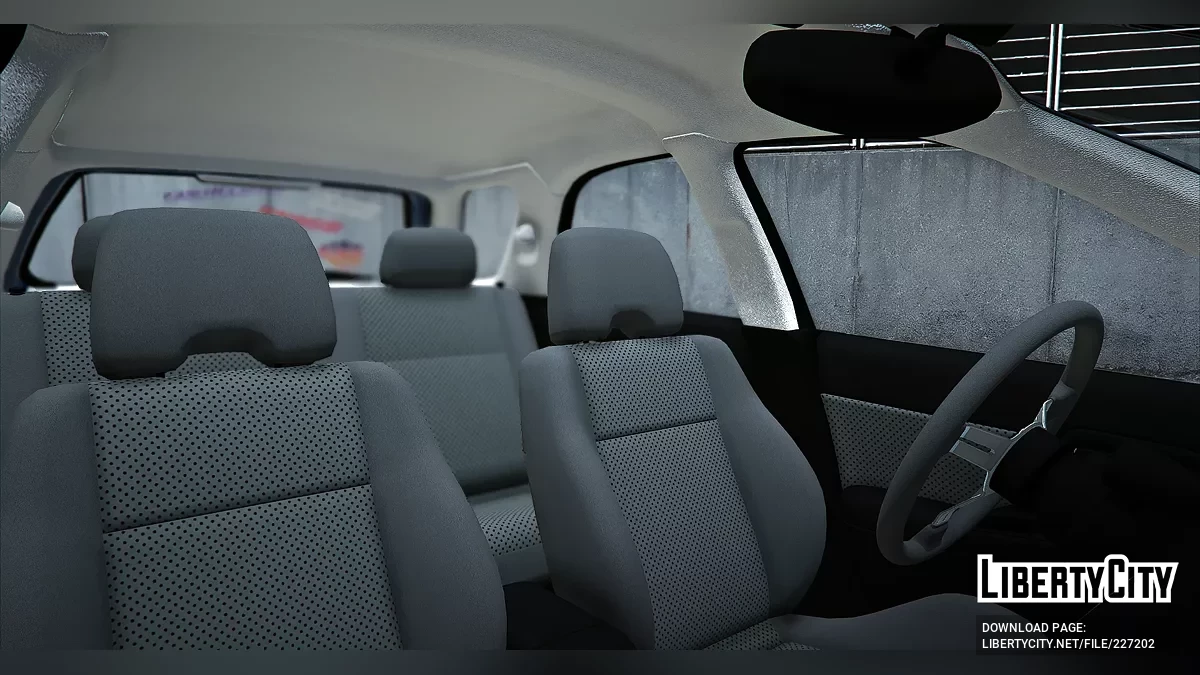 2002 Subaru Impreza WRX Kombi mit individuellen Fensteraufklebern / GTA 5