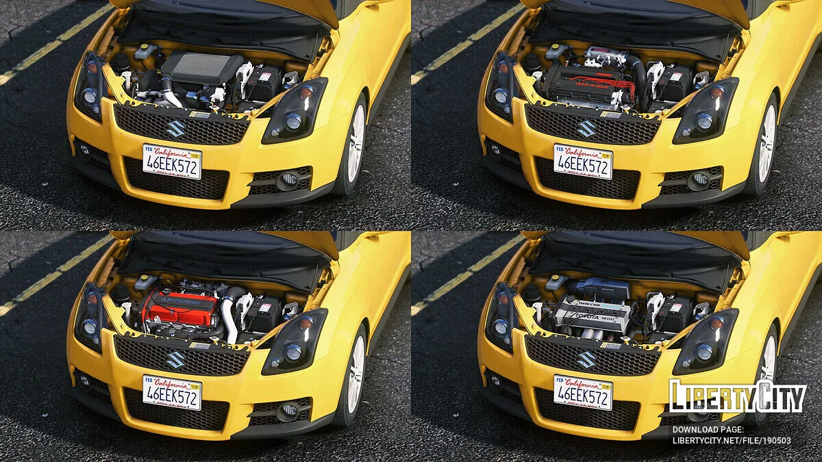 Suzuki Swift Sport (ZC31S) 2007 v1.1 / GTA 5