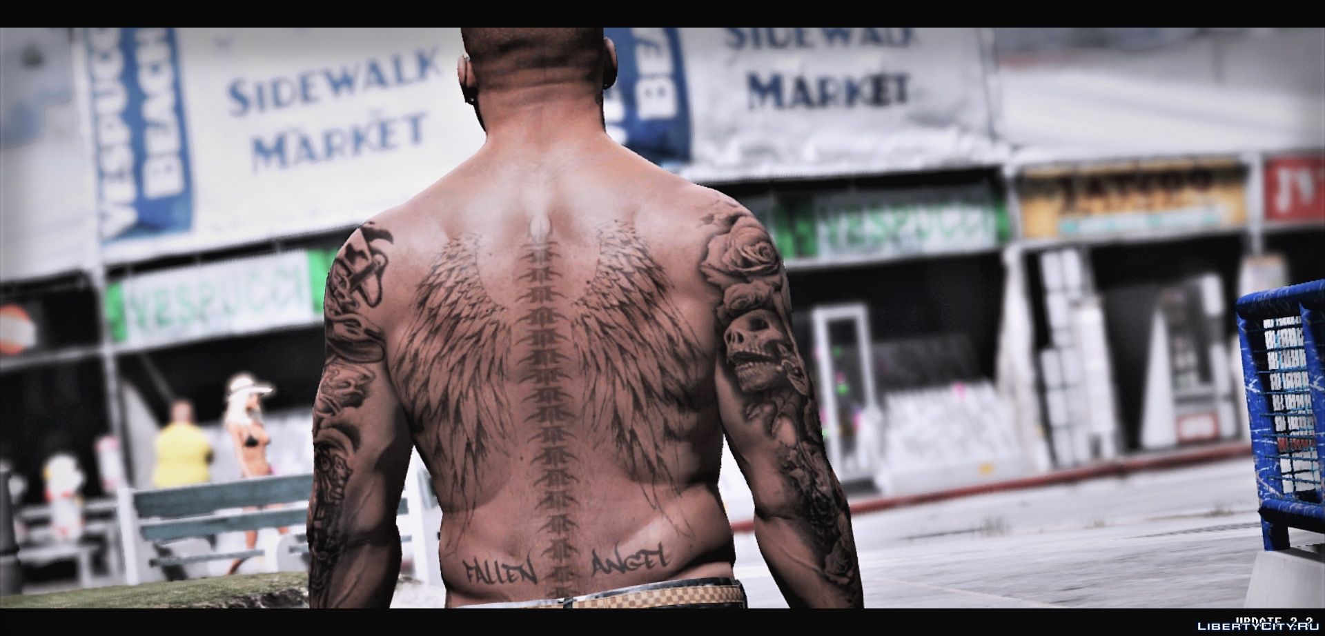 Full Body Tattoo for MP Male V1  GTA 5 mod