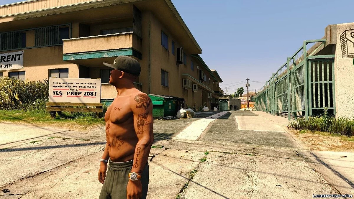 2Pac的纹身为Franklin / GTA 5
