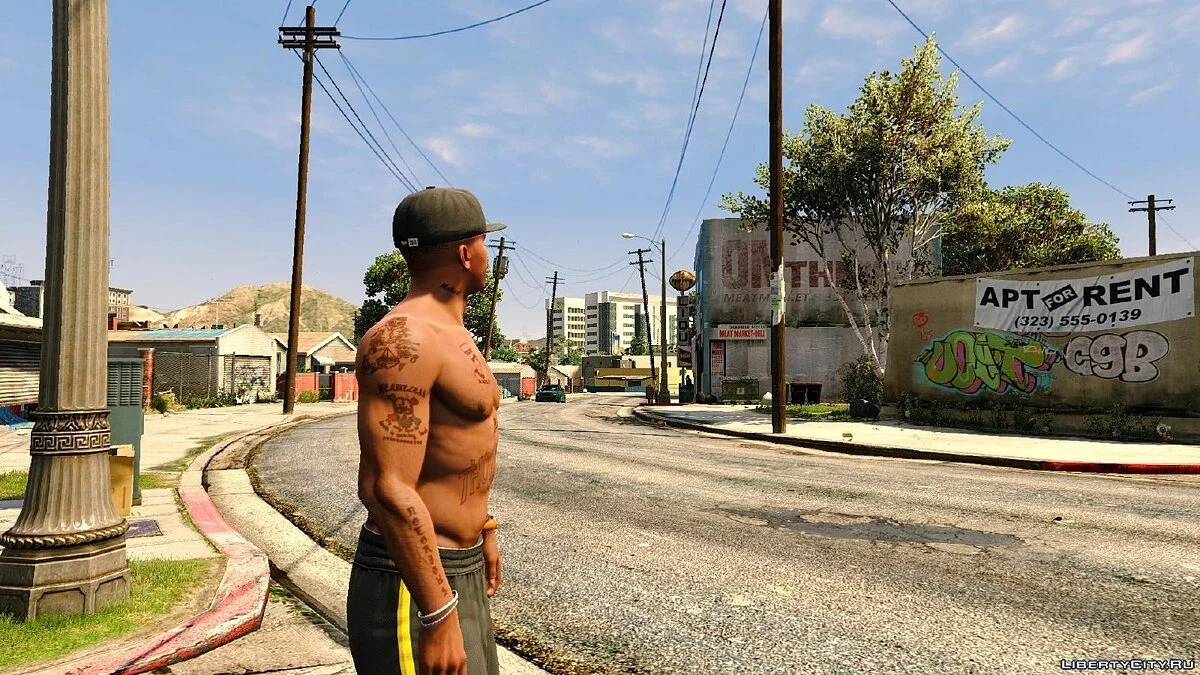2Pac的纹身为Franklin / GTA 5
