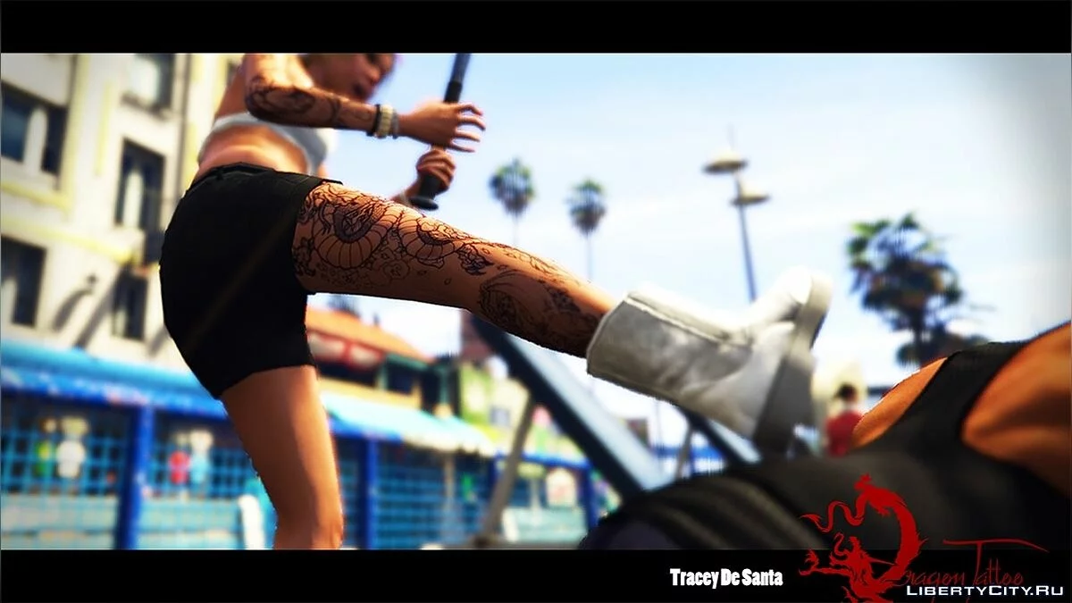 Tracey De Santa - Tatuaje de Dragón / GTA 5