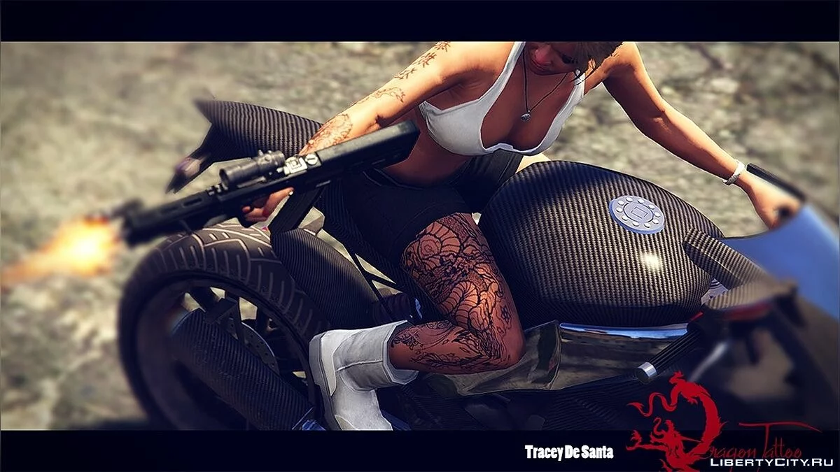 Tracey De Santa - Tatuaje de Dragón / GTA 5
