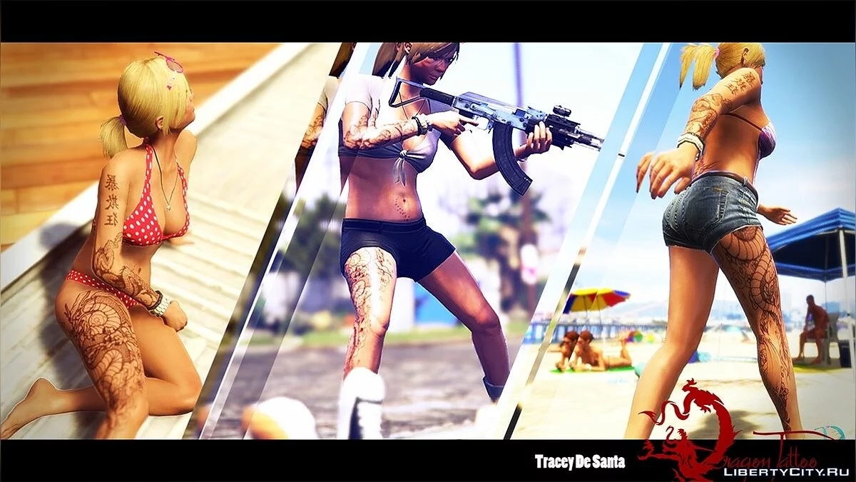 Tracey De Santa - Tatuaje de Dragón / GTA 5